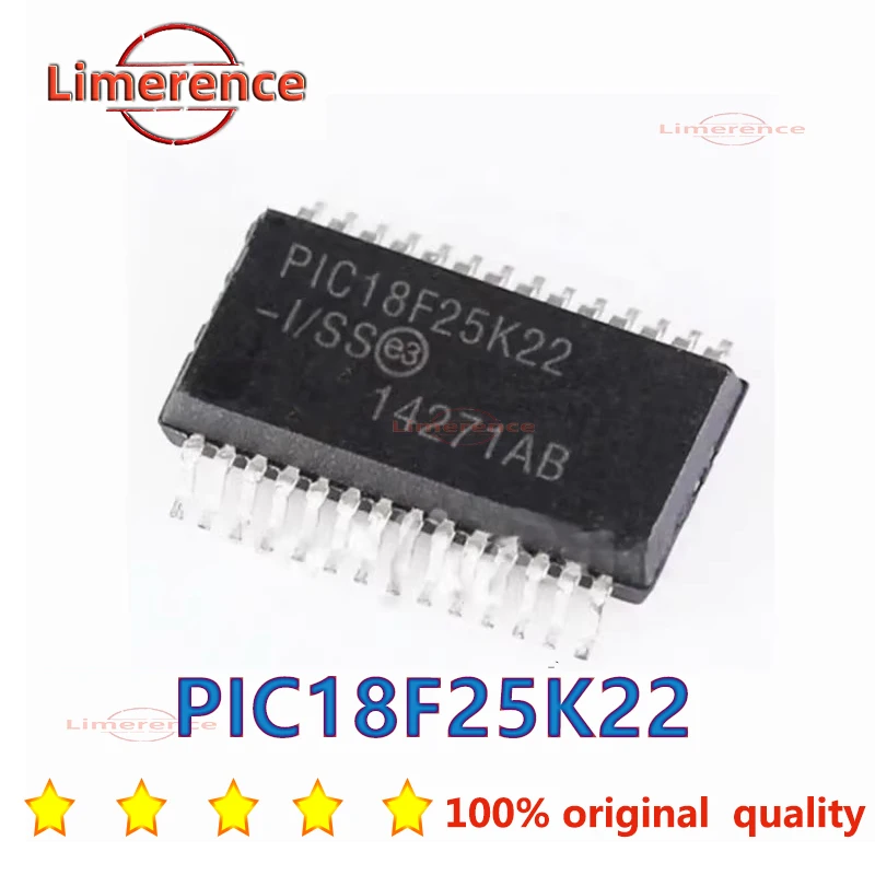 1 PCS/LOTE PIC18F25K22-I/SS PIC18F25K22T-I/SS PIC18F25K22 SSOP-28 100% New and Original IC chip integrated circuit