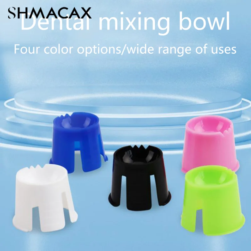 10pcs Dental Disposable Mixing Cup Bowl Plastic Bowl Cosmetic Tattoo Dappen Dish Multi-purpose Holder Tool