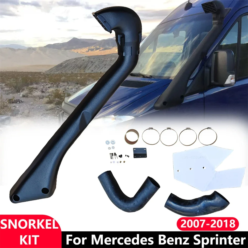 Kit de snorkel de entrada de aire 4X4 para Terrawagen Mercedes Sprinter Benz 2007-2018 piezas de furgoneta kits de snorkel accesorios de coche