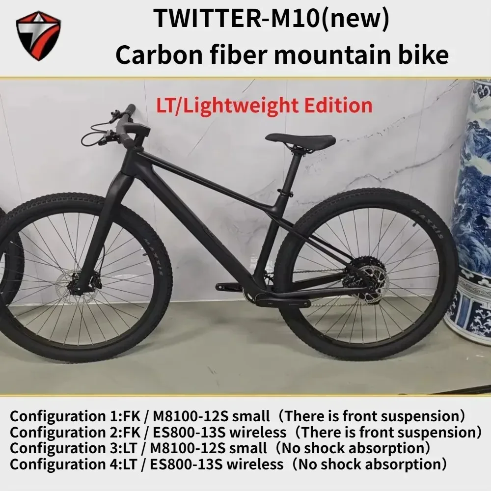 Hot Selling MTB Carbon 29(27.5) Inch 2026 Twitter China Factory NEW Model Bike M10 With Storage SENTYEH  ES800-13S Wireless