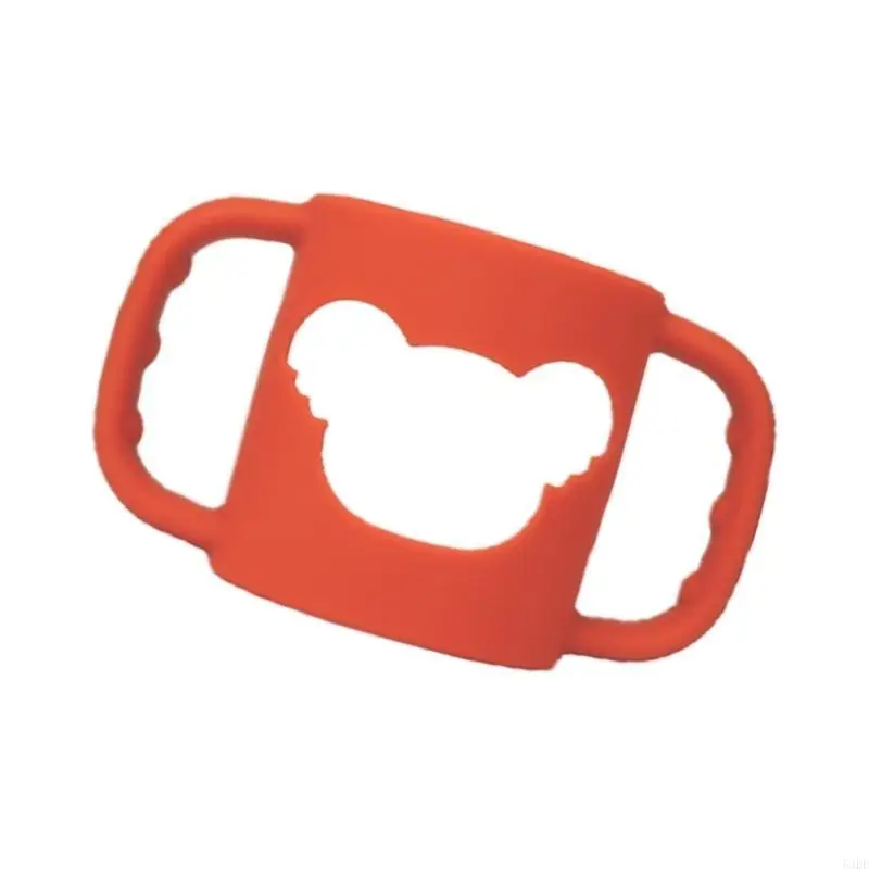 54DF مقبض زجاجة الحليب زجاجة الرضاعة القابلة للاستبدال، قبضة اليد الآمنة، الأكمام تسهل الانتقال إلى التغذية الذاتية