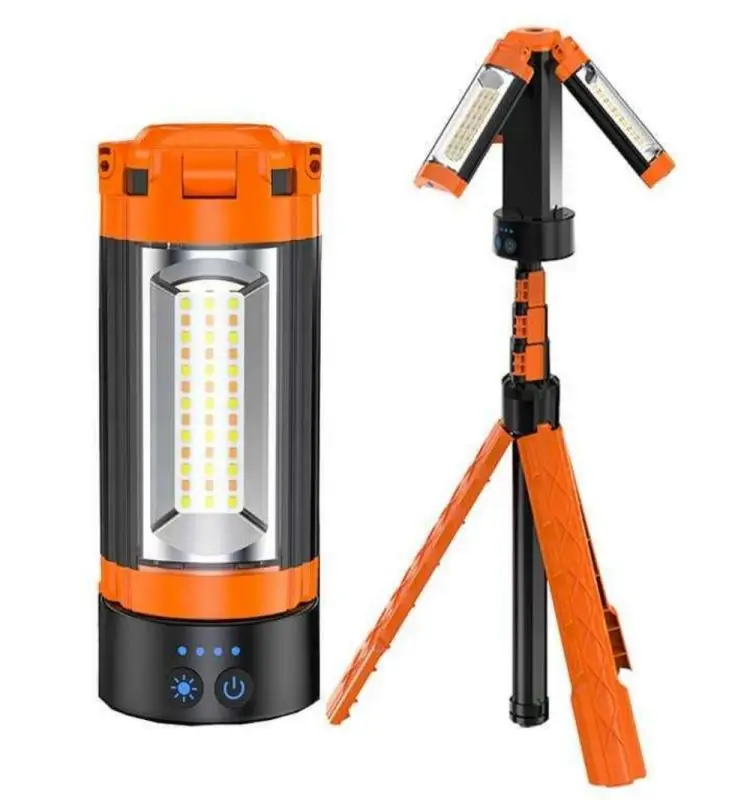 

Перезаряжаемый уличный фонарь для кемпинга, рабочий свет, 360-градусная подставка, сертифицированная Rohs для аварийного использования в саду