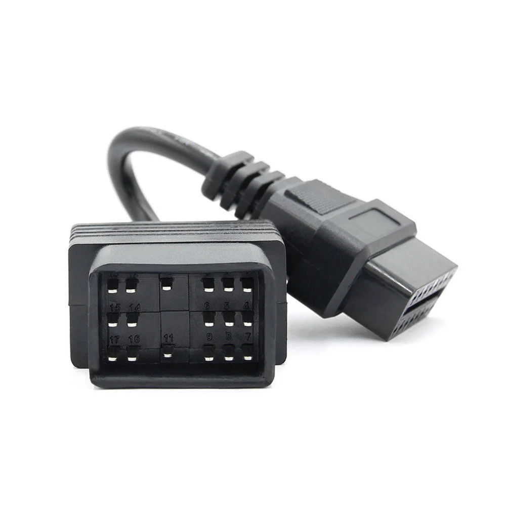 

For Toyota 17 PIN to OBD1 OBD2 Adapter Diagnostic Cable for Toyota 17pin to 16pin OBDII Extension Cable
