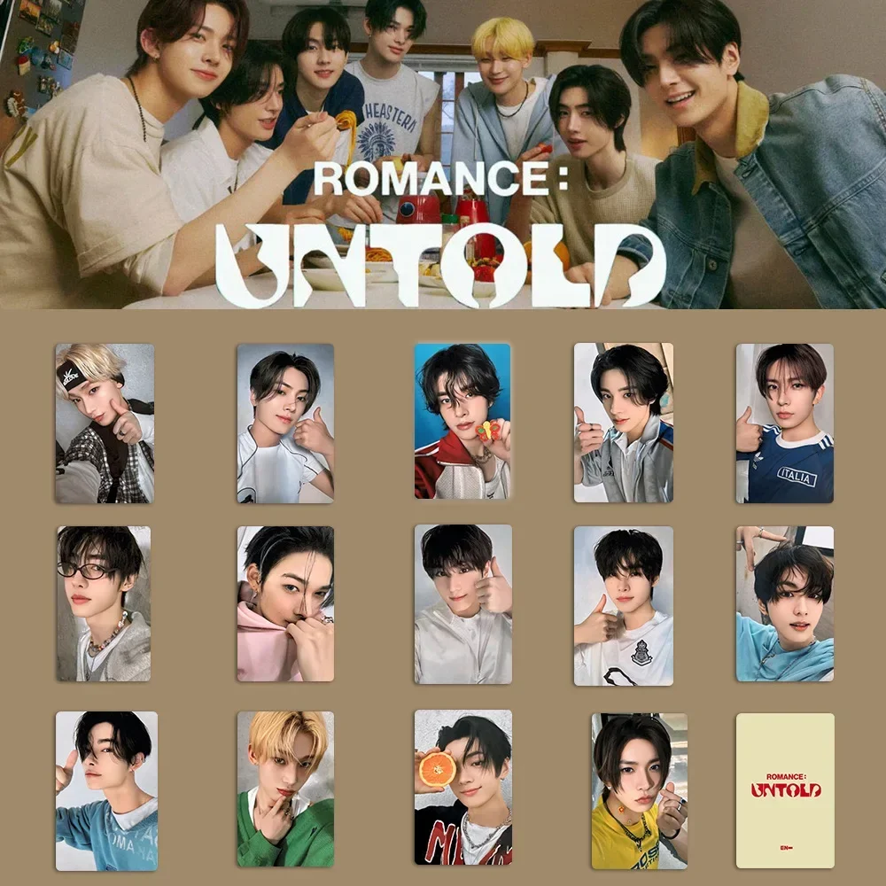 7Pcs/Set Idol Boy Group New Album ROMANCE UNTOLD Lomo Cards Photocards HUENINGKAI TAEHYUN BEOMGYU SOOBIN YEONJUN Fans Gifts