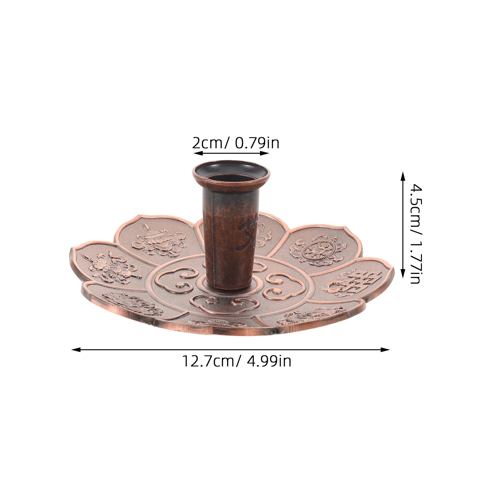 Moxa Roll Stick Extinguisher Holder Metal Stable Base Fire Cap Ash Collector Tray Moxibustion Safety Extinguisher Holder Home