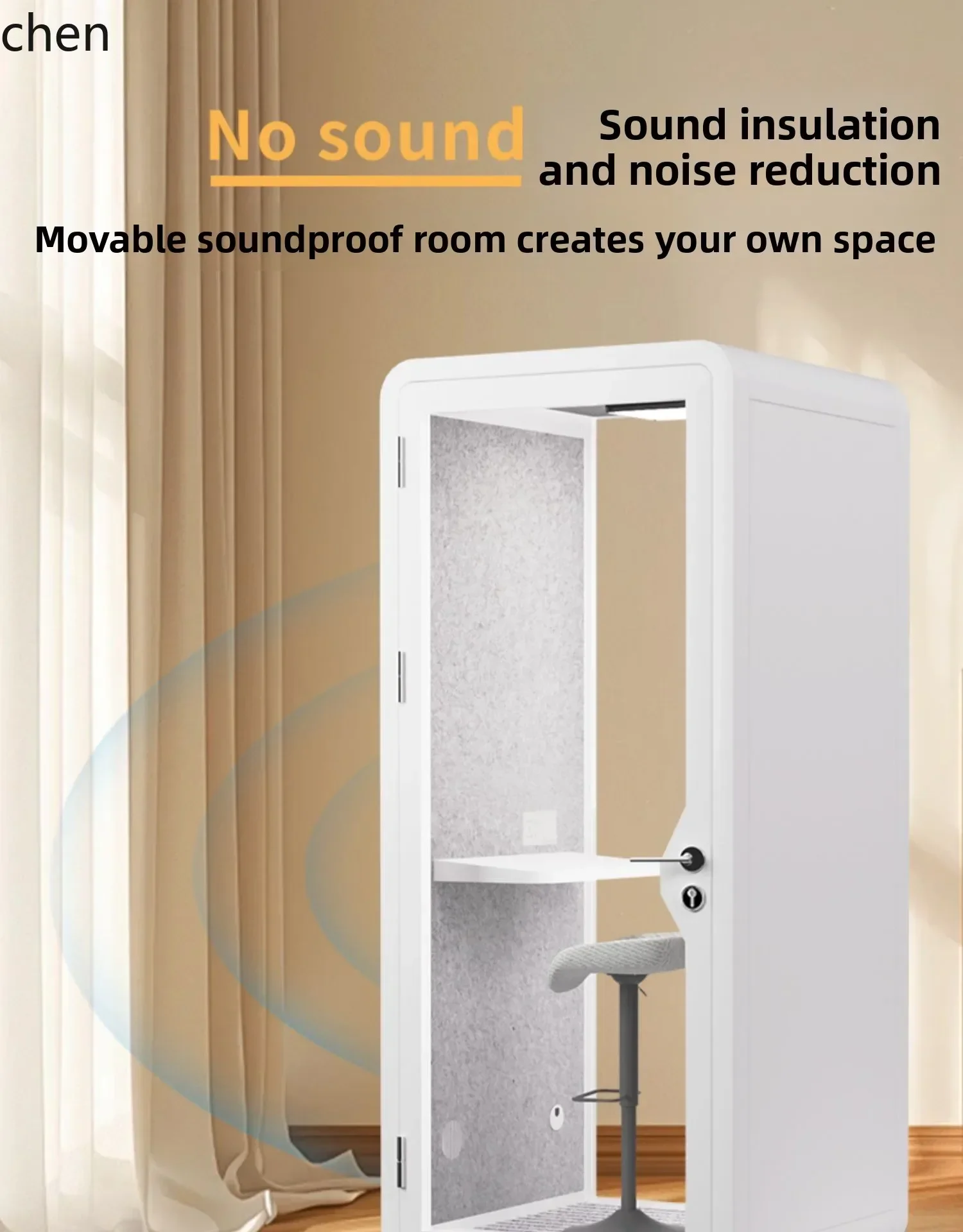 y17-Soundproof Room Home Piano Silent Chamber Recording Studio Movable Telephone Booth Conference Cabin