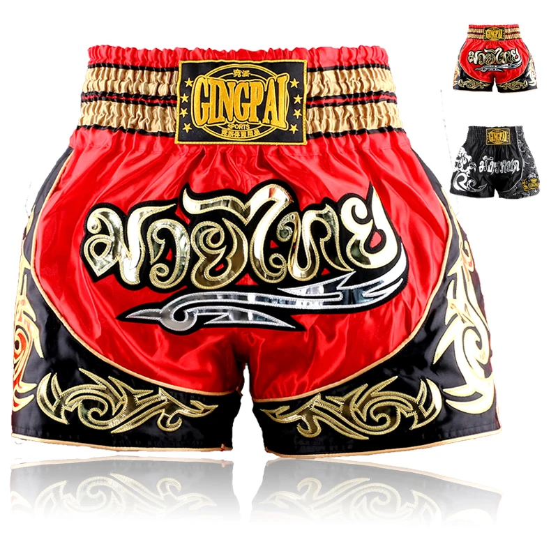 S-XXXL size Competitive Muay Thai shorts professional Sanda boxing suit adult competition training MMA combat shorts