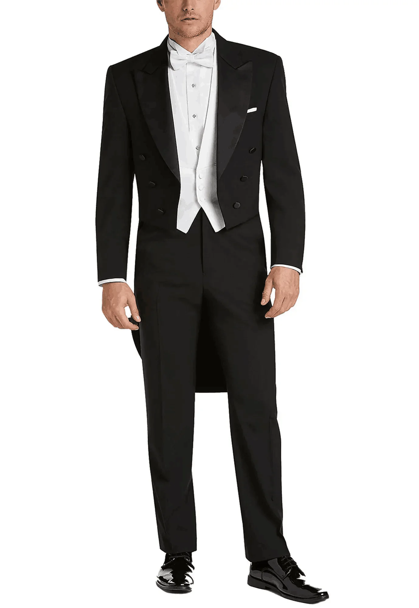 Men Long Tailcoat Three Pieces (Jacket+Pants+Vest) set Handsome High-end Male Formal Party Prom Suit