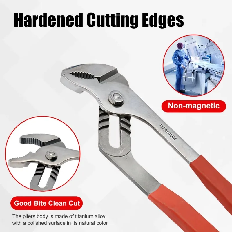 T104706 Titan-Rillengelenkzange, flexible Diagonalschnitte für ein breites Anwendungsspektrum