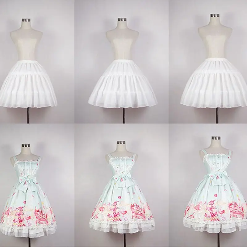 Violent Fishbone Adjustable Carmen Underskirt, Suitable for Wedding Dresses, Lolita Dresses, and Role-playing Women's Dresses
