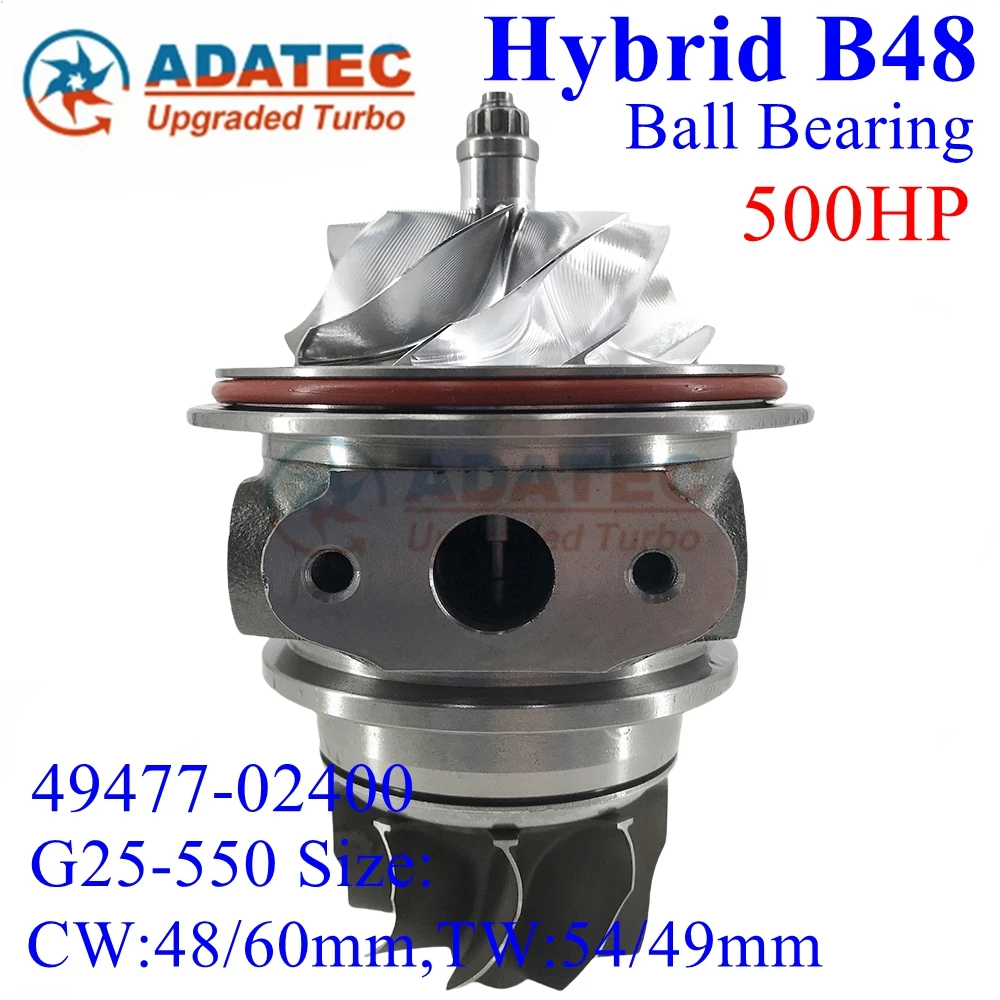 

500HP Turbo Cartridge Hybrid B48 G25-550 Size 49477-02403 11658631891 49477-02400 Turbine CHRA FOR BMW 3er Touring 2014/10-2019/