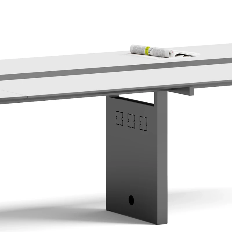 회의실을 위한 현대 다 사람 회의장 나무로 되는 사무실 책상 큰 회의 테이블