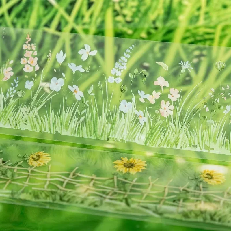 1 rolo de scrapbook corte paisagismo manual materiais fita colagem jenny jardim pet plantas flores adesivos 45mm * 2m