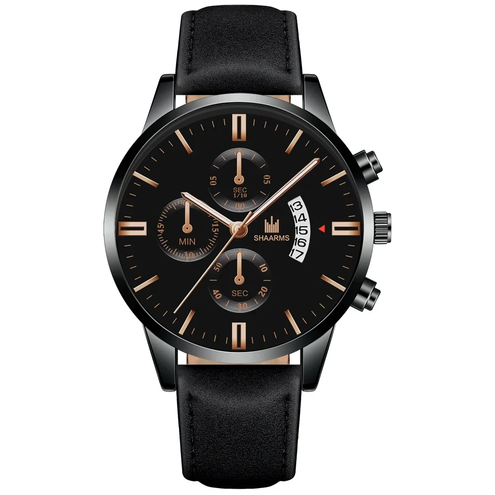 Montre Zones Me-Montres en acier inoxydable pour hommes, horloge à quartz, cuir, maille, luxe, décontracté, célèbre marque, calendrier, mode