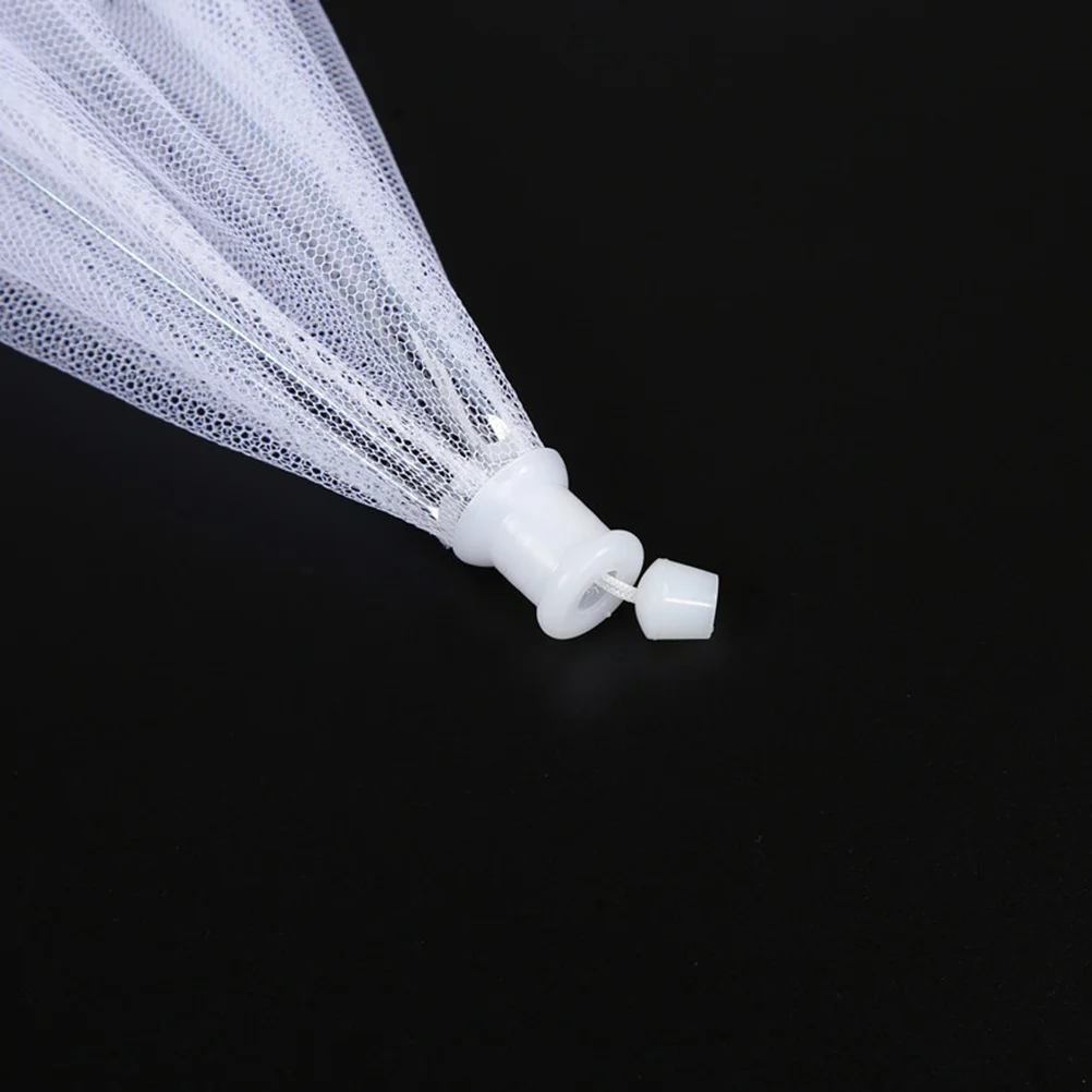 6pcs Food Cover Tent Foldable Stainless Steel Mesh Dome With Skirt For Bbq Picnic Camping Reusable 16Inch White Kitchen Dining