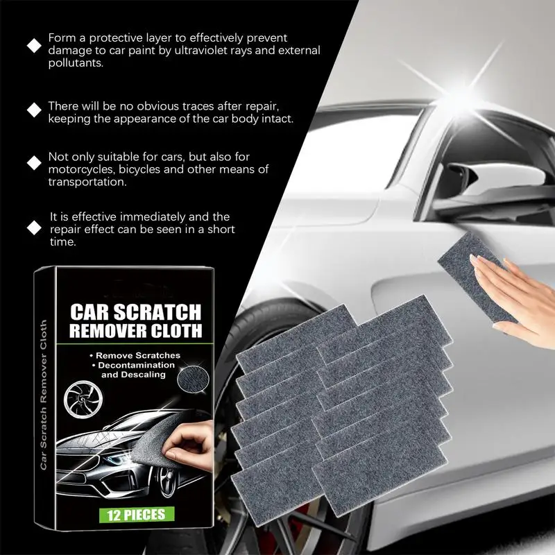 

Nano Car Scratch Repair Cloth Auto Scratch Repair Sparkle Nano Cloth Repair Car Paint Nano Sparkle Cloth For Truck Convertible