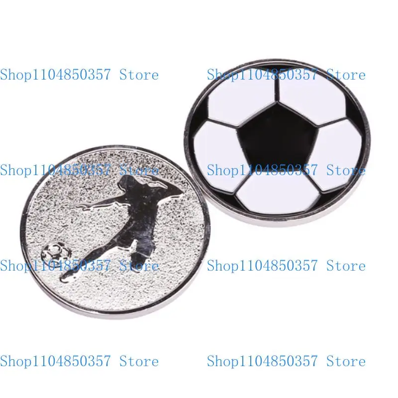 5ASD Football Refinee Juez monedas fútbol Coin Pick Side Soccer Coin