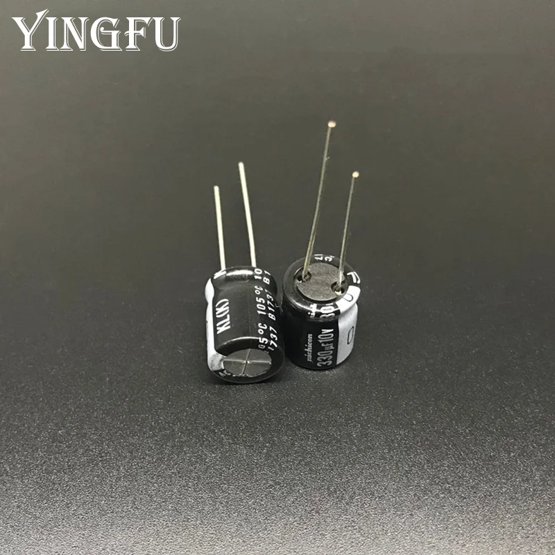 330uF 10V NICHICON KL Series 10x12.5mm Low Leakage Current 10V330uF Aluminum Electrolytic capacitor