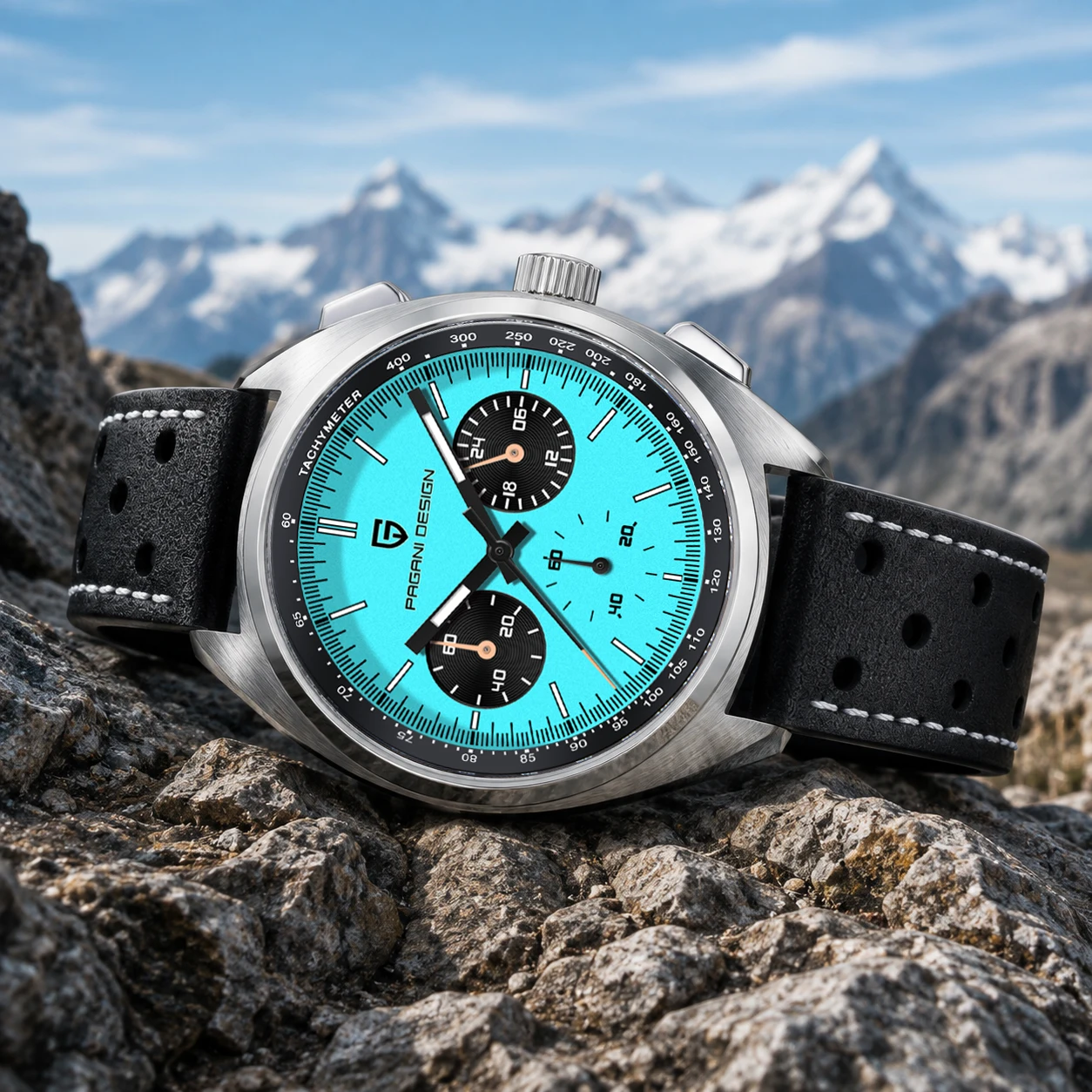New Men Watch PAGANI DESIGN Turtle Back Chronograph Watch Luxury Quartz Watch for Man Luminous Waterproof Stainless Steel Watch