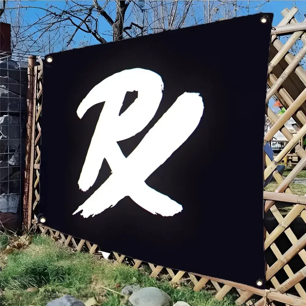 esports team competitive game Paper Rex Flags Daily four ring borderless design indoor outdoor decor easy hang install