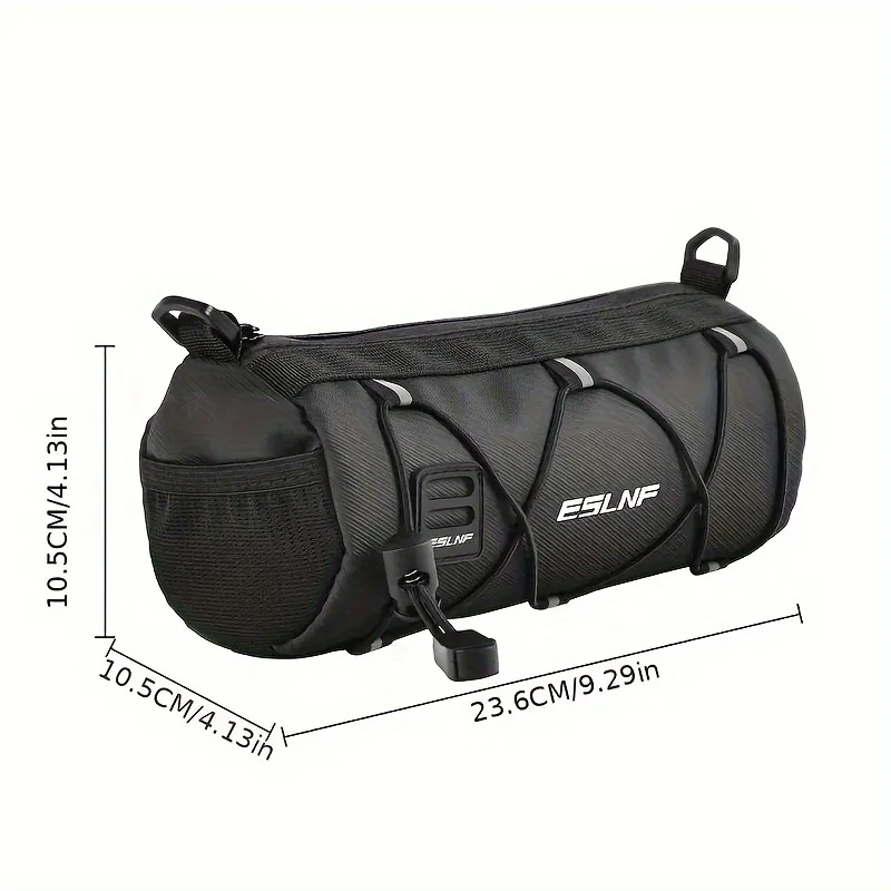 Bike Bag Portable Handlebar Pannier Multi-purpose Large Capacity Backpack MTB Road Cycling Frame Tube Bag Elastic Band