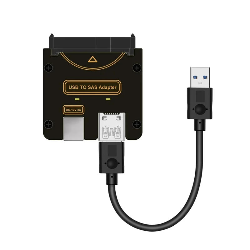 Adaptador A77P-SAS de 29 pines USB a SFF-8482 para unidad de disco duro Raid, convertidor de controlador HDD/SSD de 5Gbps con Chipset y puerto de alimentación
