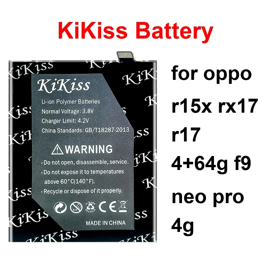 

Аккумулятор для мобильного телефона высокой емкости BLP679 BLP689 BLP681 2300-4100 мАч для Oppo R15x RX17 R17 4+64G F9 Neo Pro 4G