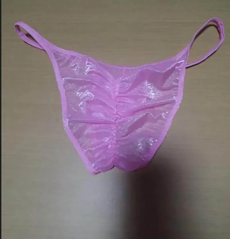 

Sheer Mesh Bikini Men's Briefs Underwear Enhancing Pouch Male Thong See-through Undies Breathable Sissy Panties Beach Sunbathing