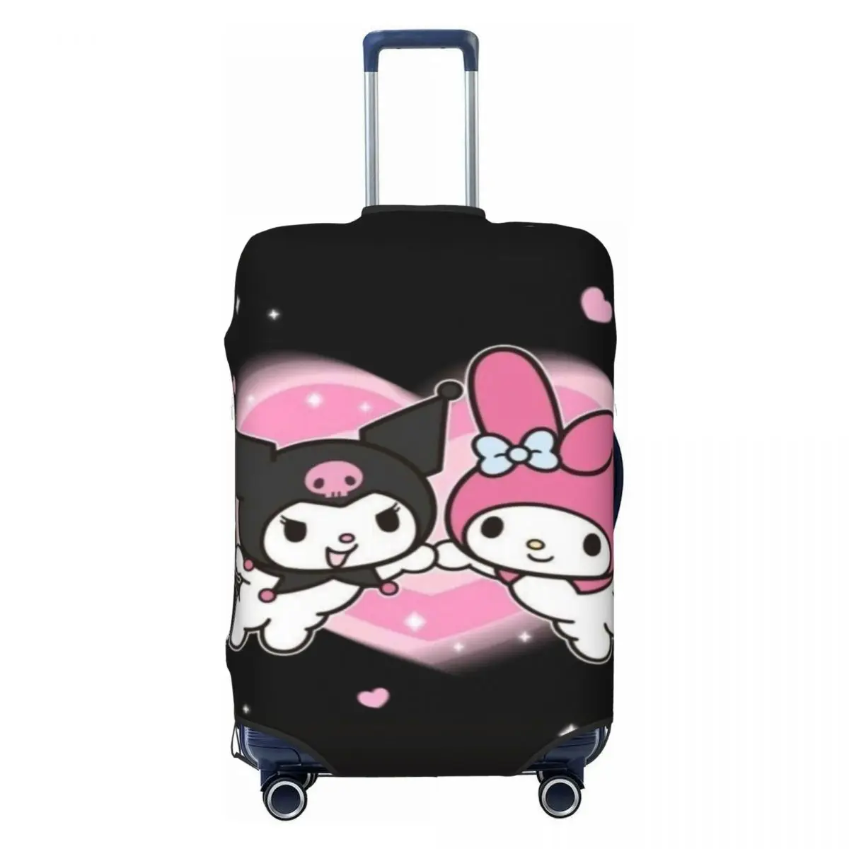 

Custom Kuromi Melody Luggage Cover Protector Fashion Travel Suitcase Protective Cover for 18-32 Inch