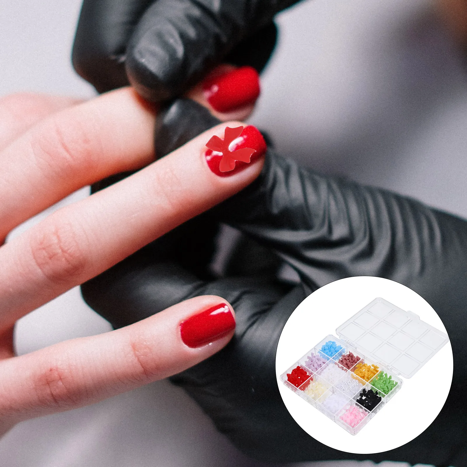 

Nail Charms Bow Mixed Bulk Set Durable Long Lasting Nail Art Accessories for Acrylic Nails Professional Use