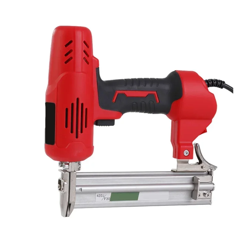 Electric Nail Gun 1800W Electric Nailer Stapler Furniture Staple Gun for Frame Carpentry Woodworking Power Tools For F30 422