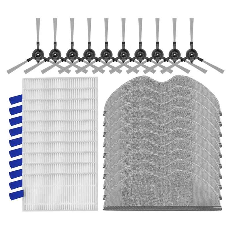 Xiaomiロボット掃除機,e5,c108交換,サイドブラシ,HEPAフィルター,モップパッド,スペアパーツ,アクセサリーと互換性があります