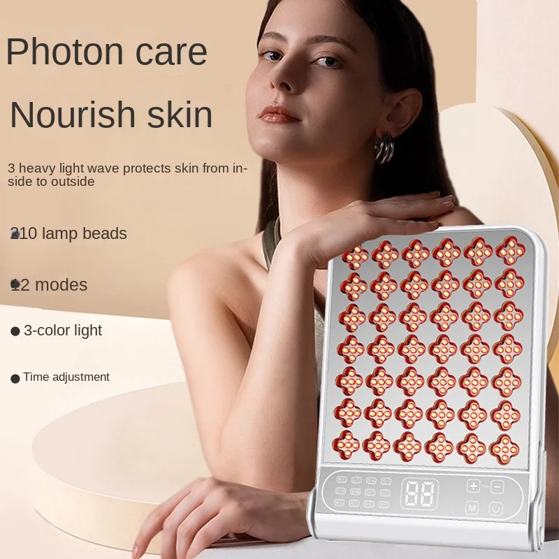 Photon Skin Rejuvenation Device LED Headlight Beauty Device Portable Household Facial Mask Instrument Red Blue PDT Spectrometer