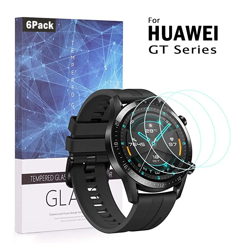 For Huawei Watch GT3 Pro GT2 GT 3 46mm Screen Protector Anti-Shatter Tempered Glass Film GT2 GT3 For Huawei GT2 Pro GT Runner