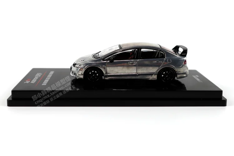 INNO Electroplated original 1:64 Honda Civic FD2 Unlimited MUGEN RR RAW Alloy car model Collection gift