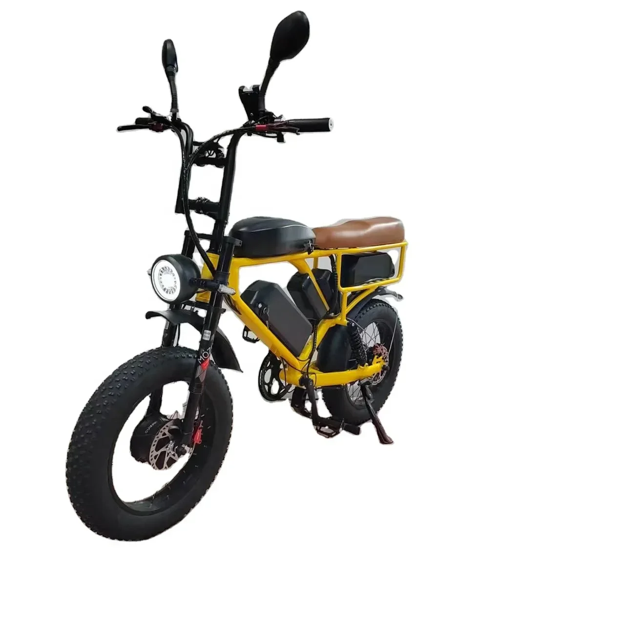 52V Electric Bike Bafang Motor 2000W Triple Battery 66Ah Strong Full Suspension Hydraulic Brake Fat Tire  long Range 65kmh ebike