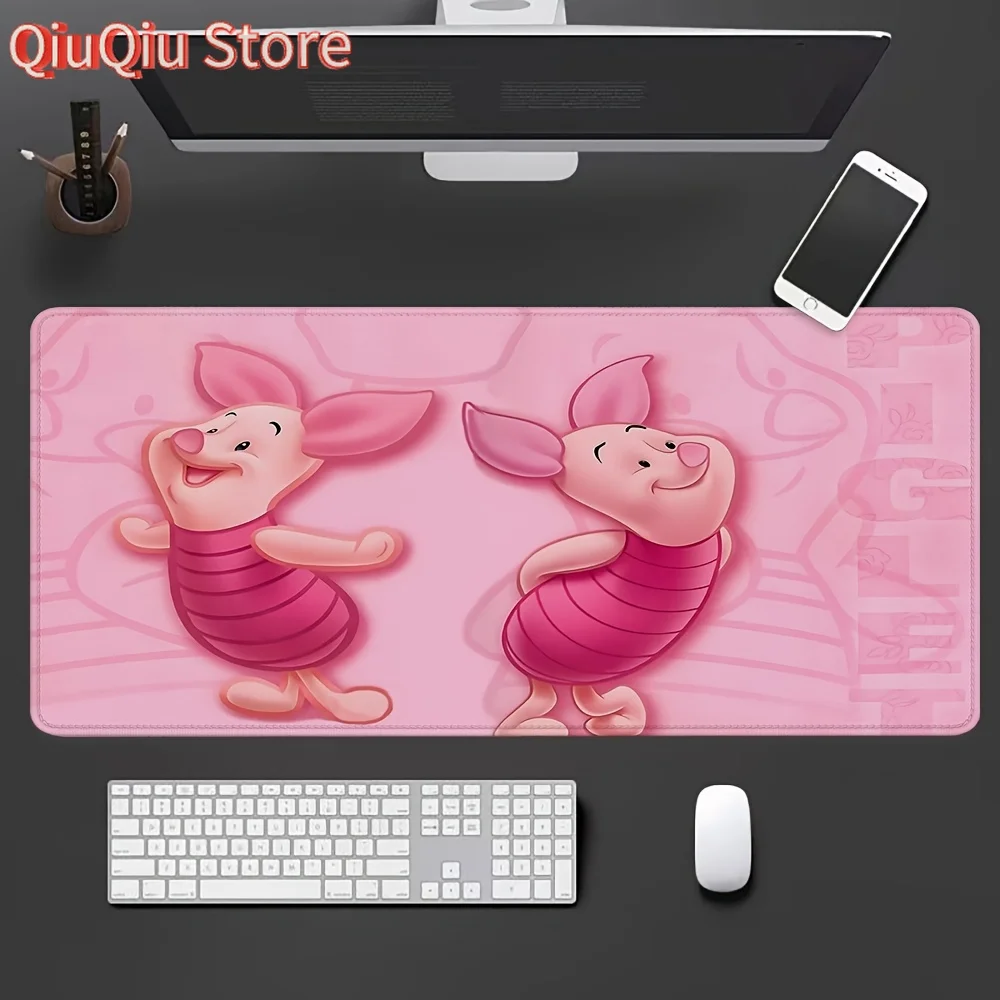 Disney Winnie Pooh, Cute Keyboard Mat, Computer Decor Accessories, Honey Bear Anti-Slip Rubber Bottom Desk Protector, Gaming Mou
