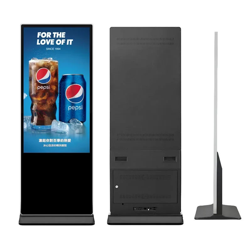 43 49 55 65 inch LCD indoor advertising player high definition touch screen kiosk