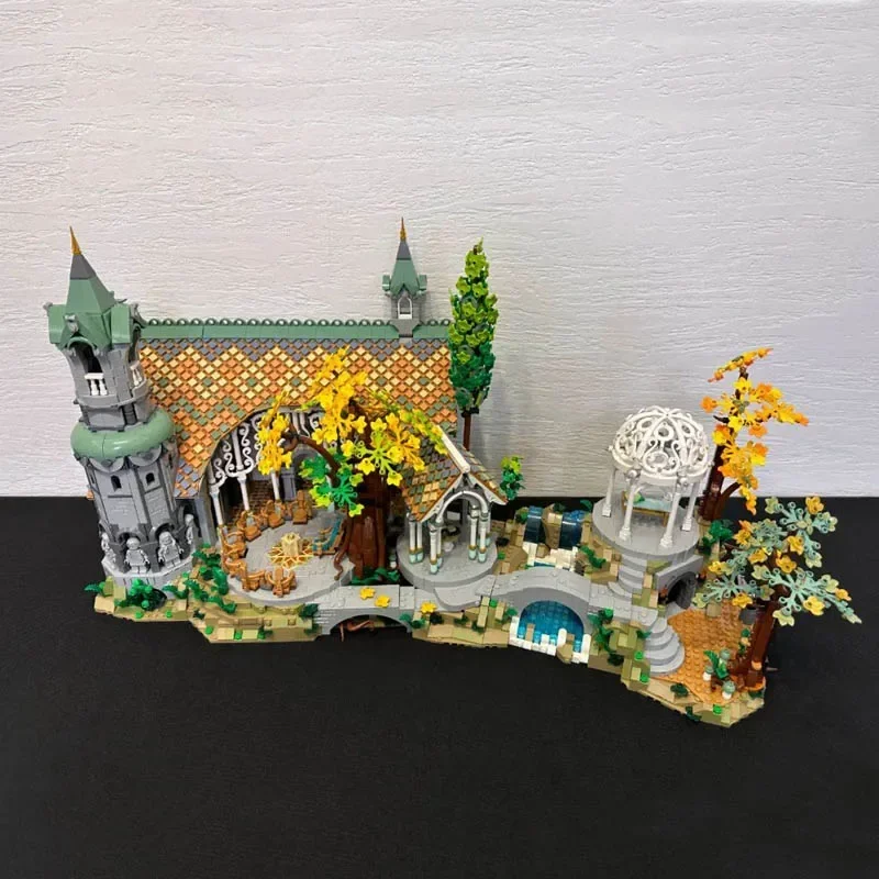 NEW IN STOCK 6167Pcs Famous Movie Rivendell 10316 Lorded of the Rings Castle Building Blocks Bricks Toys Adults Christmas Gifts