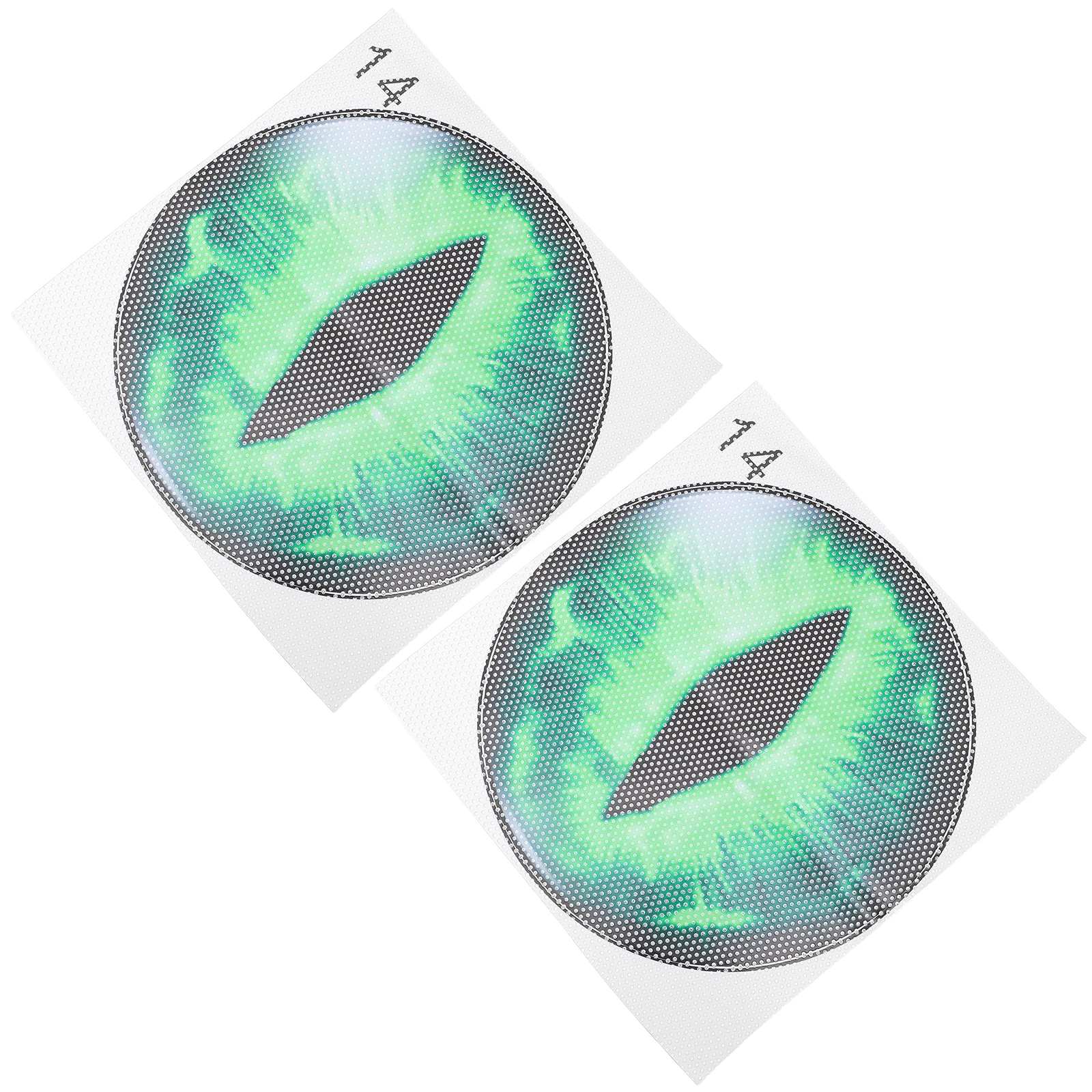 

2 Pcs Stickers Car Decals Eyeball Automotive Exterior Accessories for Headlight Headlights Decorations