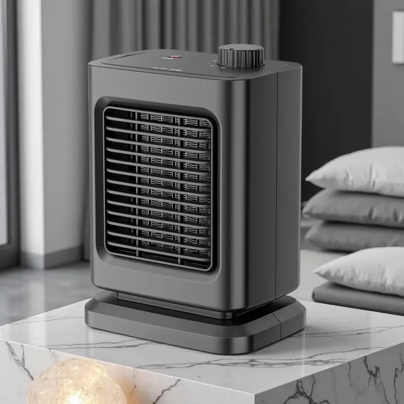 Portable Handle Room Heater Lightweight Easy Carry Electric Fan Heater for Travel Camping Dorm Home Office Daily Use