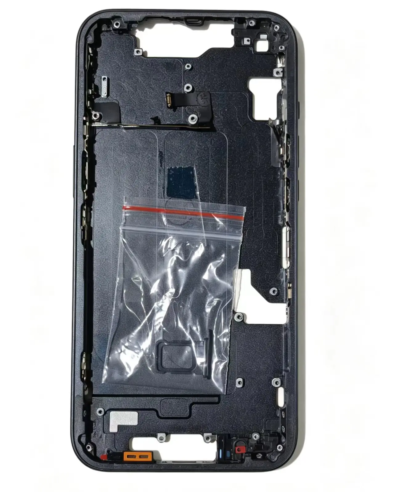 Image of Kompatibel mit iPhone 14 Mittelrahmen Vorinstalliertes Power-Flex-Kabel Kamerataste Ohne Pop-up-Alarm