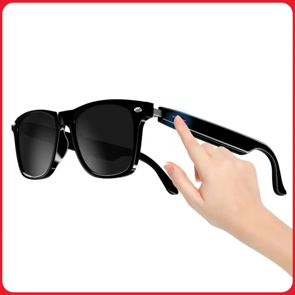 

Camera Glasses Remote Shooting BT Audio Glasses Open Ear Sound Mic & Speakers Outdoor Sport Glasses with Camera for Men & Woman