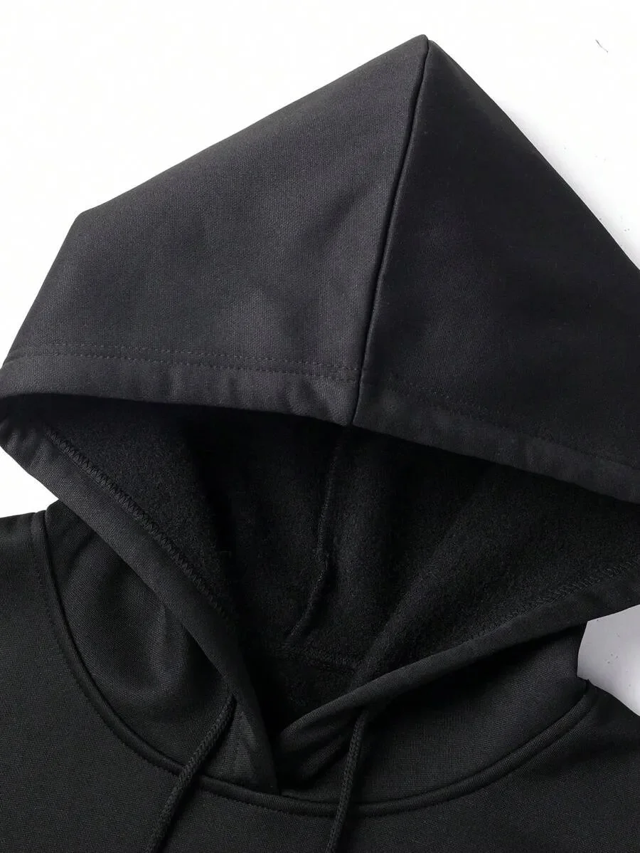 Felpa casual con cappuccio in puro cotone adornata con stampa di orsi, perfetta da indossare tutti i giorni e per dimostrare il tuo divertimento: stile amorevole