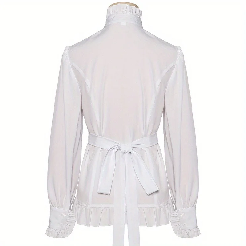 ฮาโลวีนสไตล์ใหม่ยุโรปและอเมริกา Victorian เสื้อผู้หญิงจีบ Gothic Retro กระโปรงเครื่องแต่งกายอุปกรณ์เสริม