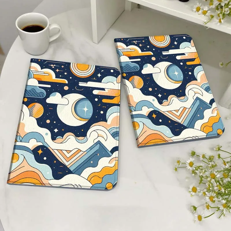 

Cartoon Starry Night Sky Case For Honor MediaPad MatePad 6 7 X8 M5 M6 V6 V7 T5 T10 T10s 10 11 SE C5e X8a Pro Lite Tablet