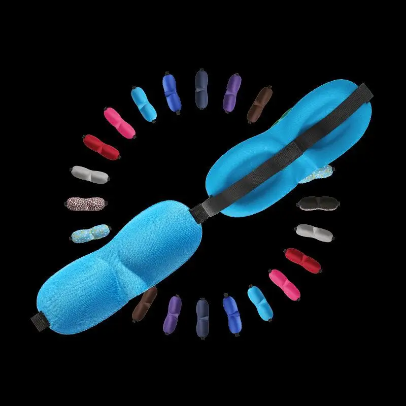 3D Schlafmaske Augenklappe Blockieren Licht Weich Gepolstert Schlaf Rest Entspannen Hilfe Abdeckung Patch Augenbinde Gesicht Schatten Eyeshade Augen Patches – Detail 4