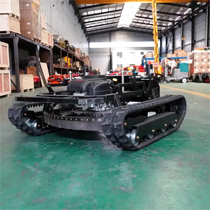 

Free Shipping All Terrain Remote Control Mower 500mm 1000mm Remote Control Mower Rubber Tracks For Sale