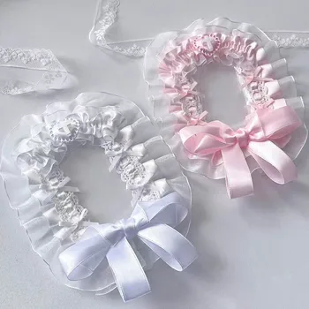 リボン手作りちょう結びレースカードスリーブ 3 インチアニメ Ita バッグ飾りフォトカードホルダーアイドル写真表示ポストカードトップローダー