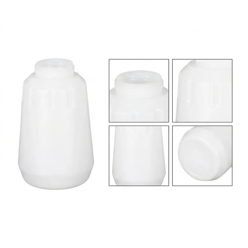 Acid Resistant Car Wash for Bottle Carwash Wide Mouth White Car Wash Foam Bottle Large Capacity Quick Solution Prep